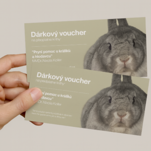 Voucher na knihu První pomoc u králíků a hlodavců, MVDr. Nikola Koller